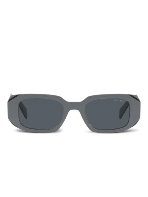 Prada Eyewear Symbole geometric-frame sunglasses - Grey - zdjęcie produktu nr 1