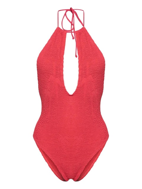 Bond-eye Bisou crinkled swimsuit - Red - zdjęcie produktu nr 1