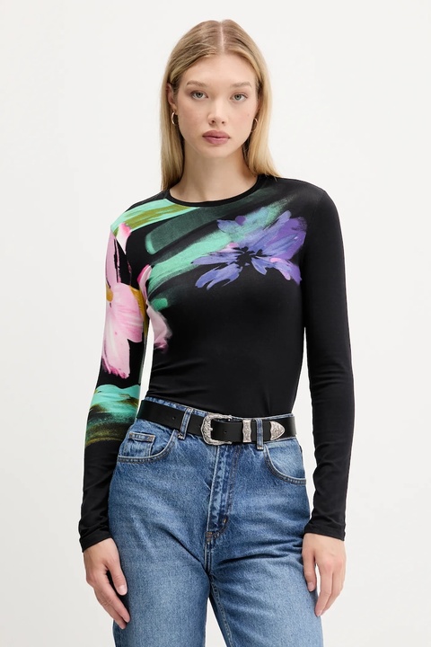 Desigual longsleeve LENA kolor czarny 25WWTK32 - zdjęcie produktu nr 1