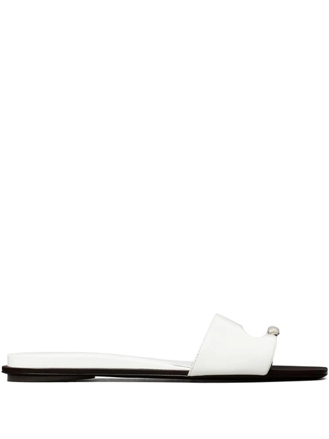Tory Burch Pierced slides - White - zdjęcie produktu nr 1