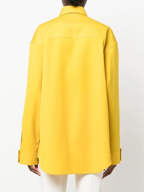 Jil Sander pussybow-collar blouse - Yellow - zdjęcie produktu nr 2