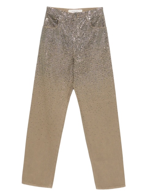 Golden Goose Swarovski-crystal-embellished jeans - Neutrals - zdjęcie produktu nr 1