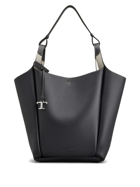 Tod's medium leather bucket bag - Black - zdjęcie produktu nr 1