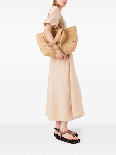 Maje logo-detailing tote bag - Neutrals - zdjęcie produktu nr 2