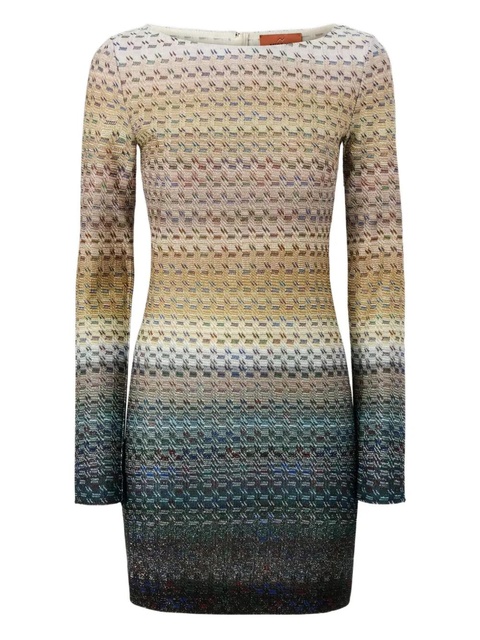 Missoni ombre-knit mini dress - Neutrals - zdjęcie produktu nr 1