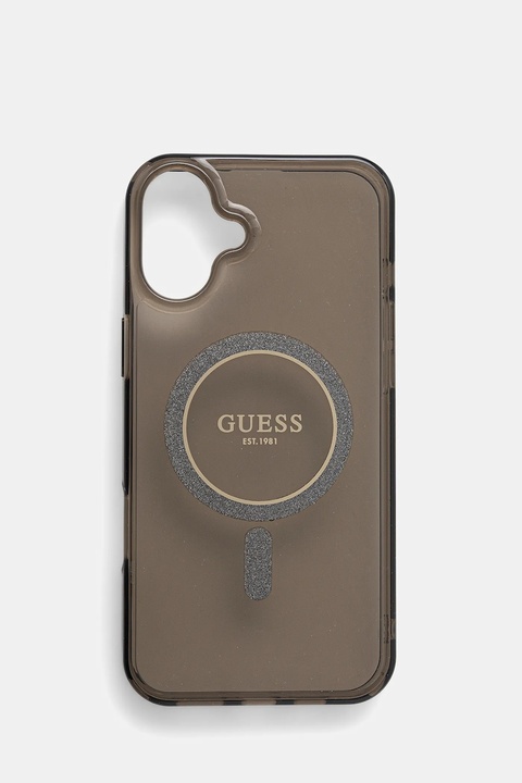 Guess etui na telefon iPhone 16 Plus 6.7" kolor brązowy GUHMP16MHFGEREK - zdjęcie produktu nr 1