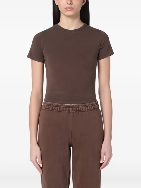 ENTIRE STUDIOS cropped T-shirt - Brown - zdjęcie produktu nr 1