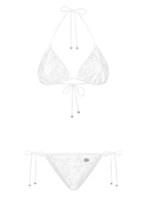 Dolce & Gabbana Broderie anglaise bikini - White - zdjęcie produktu nr 1