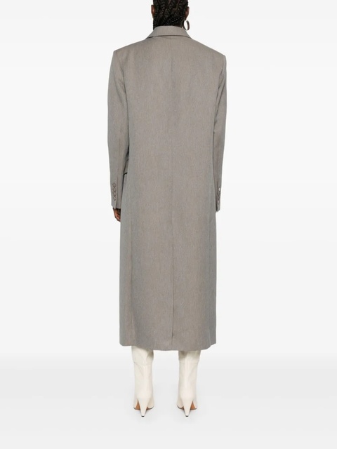 The Frankie Shop double-breasted peak-lapel coat - Grey - zdjęcie produktu nr 2