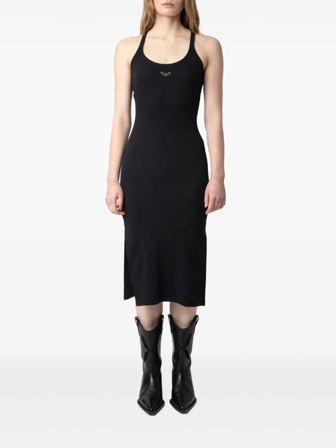 Zadig&Voltaire fine-ribbed midi dress - Black - zdjęcie produktu nr 2