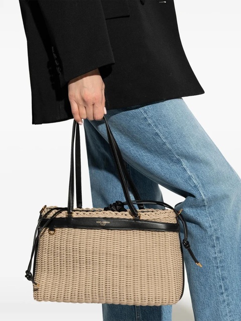 Dolce & Gabbana woven tote bag - Neutrals - zdjęcie produktu nr 2