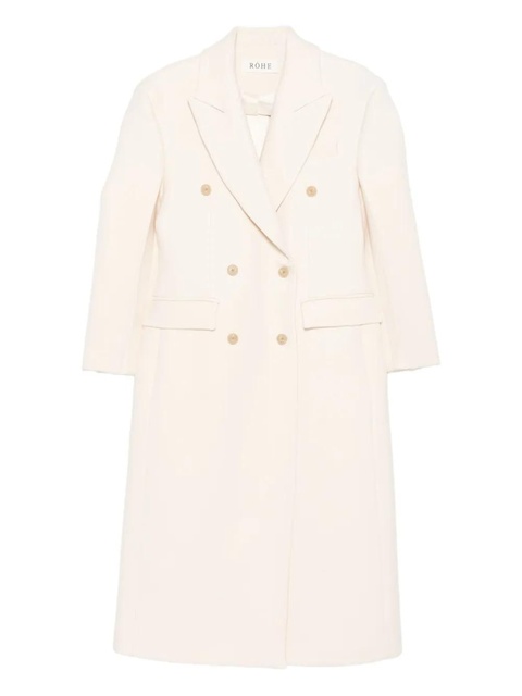 Róhe double-breasted coat - White - zdjęcie produktu nr 1