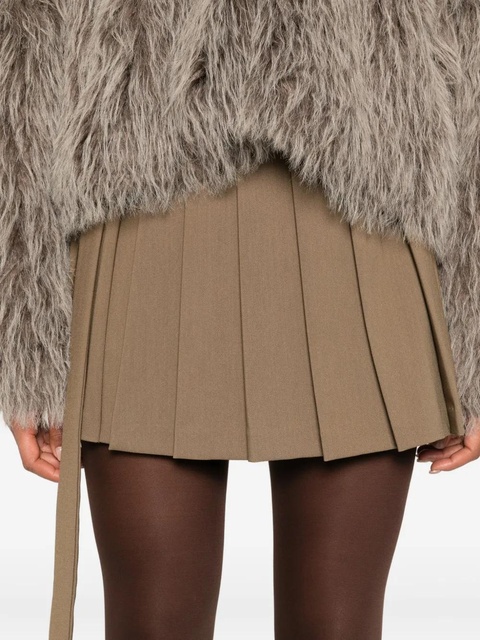 Eleh pleated belted skirt - Green - zdjęcie produktu nr 2