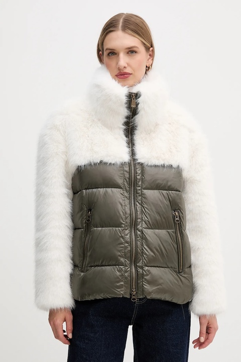 Blauer kurtka DOVE kolor zielony zimowa oversize BLDB02104 - zdjęcie produktu nr 1