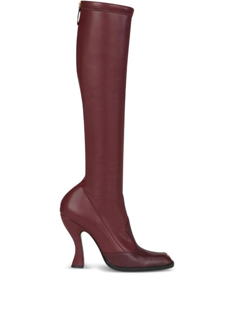 ETRO 105mm high-heeled studded boots - Red - zdjęcie produktu nr 1