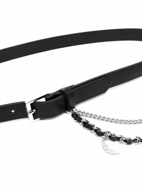 Zadig&Voltaire chain-link leather belt - Black - zdjęcie produktu nr 1