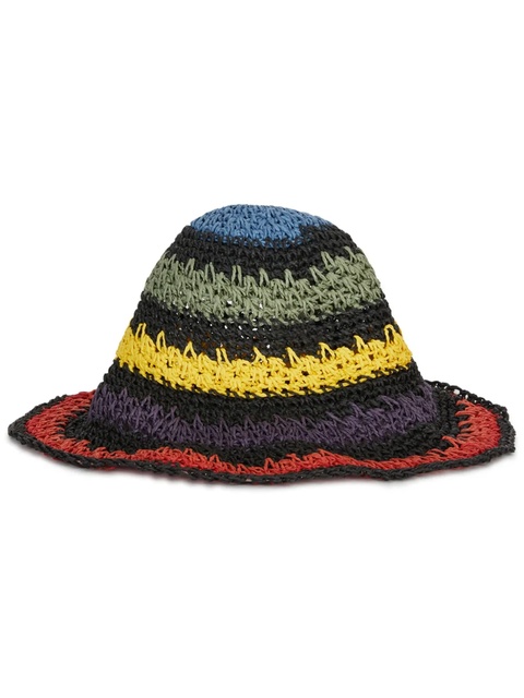 Ruslan Baginskiy straw sun hat - Black - zdjęcie produktu nr 1