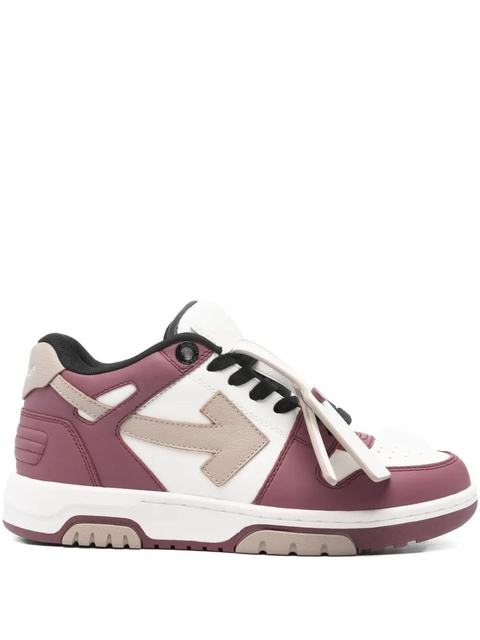 Off-White Out Of Office leather sneakers - Red - zdjęcie produktu nr 1