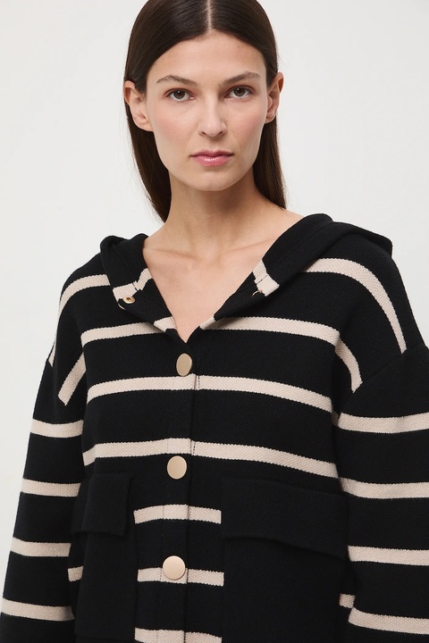 Medicine kardigan damski kolor czarny - zdjęcie produktu nr 1