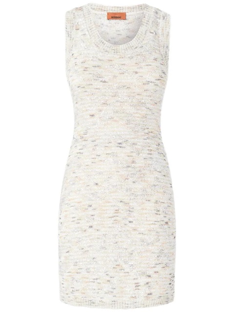 Missoni slub-knit mini dress - Neutrals - zdjęcie produktu nr 1