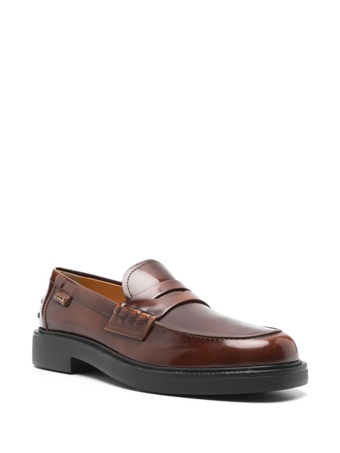 Tod's leather loafers - Red - zdjęcie produktu nr 1