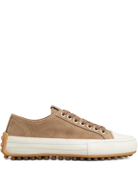 Tod's lace-up leather sneakers - Brown - zdjęcie produktu nr 1