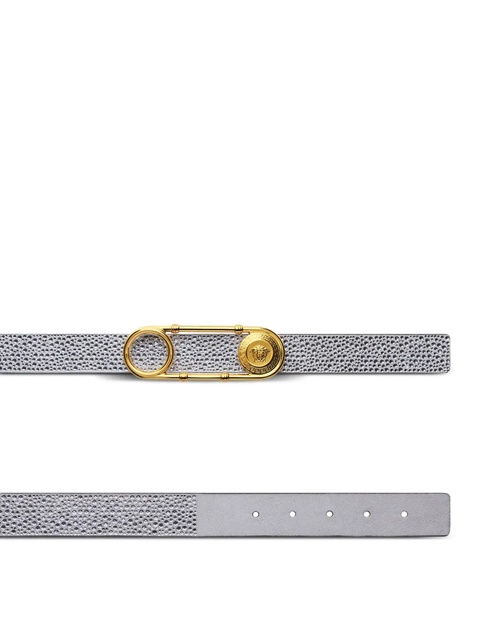 Versace Medusa-head leather belt - Grey - zdjęcie produktu nr 1
