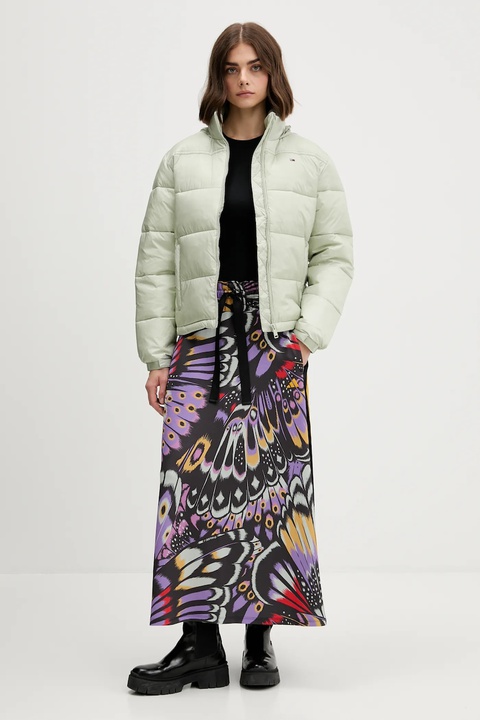 Tommy Jeans kurtka kolor zielony zimowa DW0DW21619 - zdjęcie produktu nr 2