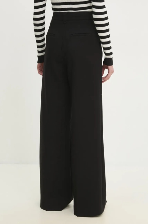 Answear Lab spodnie damskie kolor czarny szerokie high waist - zdjęcie produktu nr 2