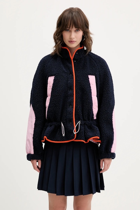 Stine Goya bluza polarowa damska kolor granatowy z aplikacją SG-AW25-J058-2412 - zdjęcie produktu nr 1