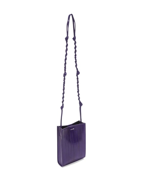 Jil Sander Tangle Small leather shoulder bag - Purple - zdjęcie produktu nr 2