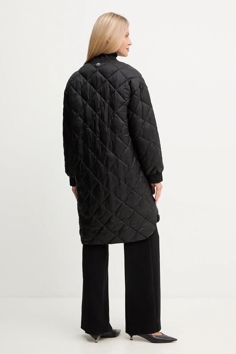 Twinset kurtka kolor czarny przejściowa oversize 252TP2130 - zdjęcie produktu nr 2