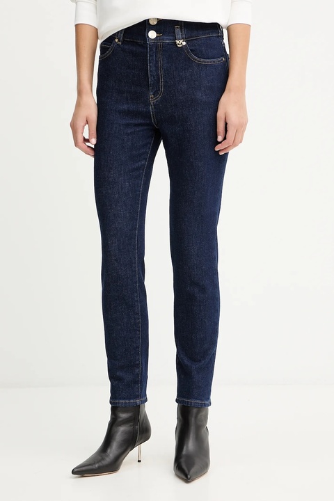 Pinko jeansy damskie kolor granatowy 105718 A2UP - zdjęcie produktu nr 1