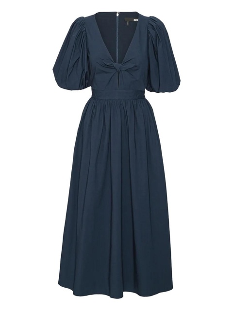 ROTATE BIRGER CHRISTENSEN puff-sleeve midi dress - Blue - zdjęcie produktu nr 1
