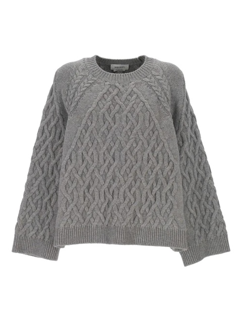 Alexander McQueen cable-knit wool sweater - Grey - zdjęcie produktu nr 1