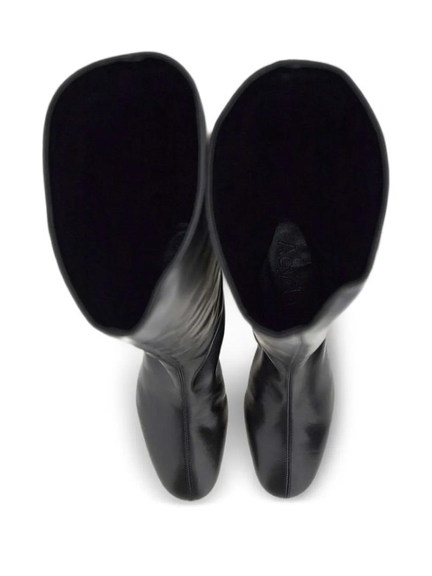 Aeyde 45mm Willa leather boots - Black - zdjęcie produktu nr 2