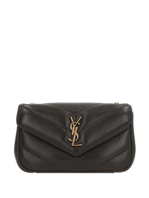 Saint Laurent mini Loulou shoulder bag - Grey - zdjęcie produktu nr 1