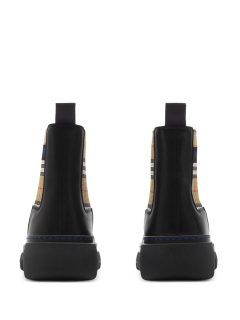 Burberry leather Chelsea boots - Black - zdjęcie produktu nr 2