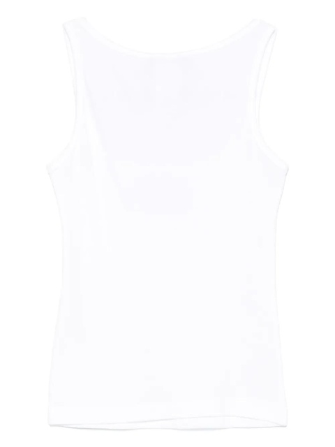 Versace logo-patch tank top - White - zdjęcie produktu nr 2