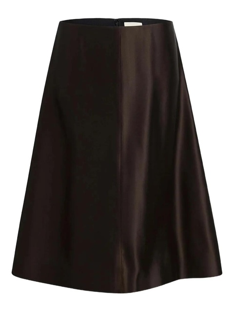 KHAITE Nadia midi skirt - Brown - zdjęcie produktu nr 2