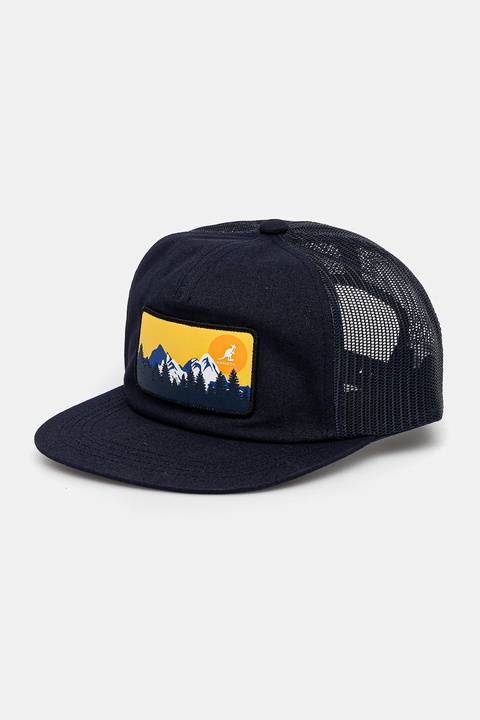 Kangol czapka z daszkiem OUTDOOR PATCH TRUCKER kolor granatowy gładka K5440.NV411 - zdjęcie produktu nr 1
