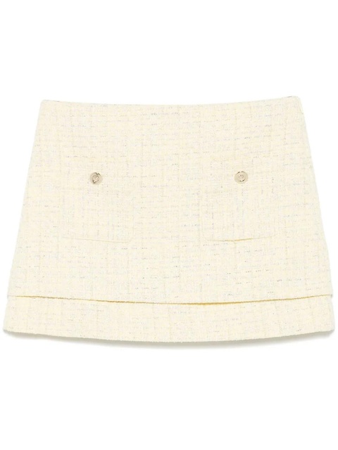 Maje tweed mini skirt - Yellow - zdjęcie produktu nr 1