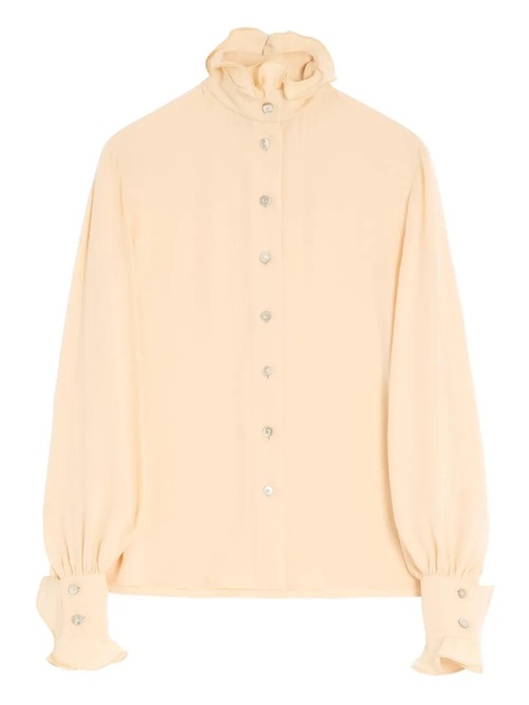 Valentino Garavani ruffle-collar blouse - Neutrals - zdjęcie produktu nr 1