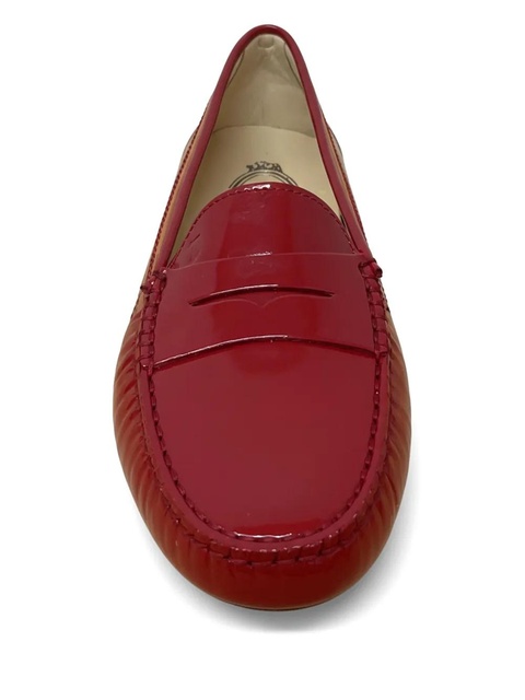Tod's leather penny loafers - Red - zdjęcie produktu nr 2