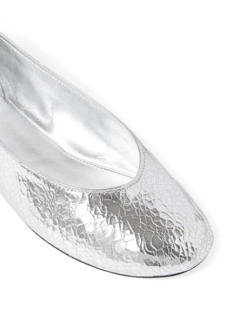 Gimaguas metallic-effect ballerina shoes - Silver - zdjęcie produktu nr 2