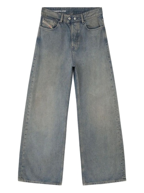 Diesel D-Sire 09n24 low waist wide leg jeans - Blue - zdjęcie produktu nr 1