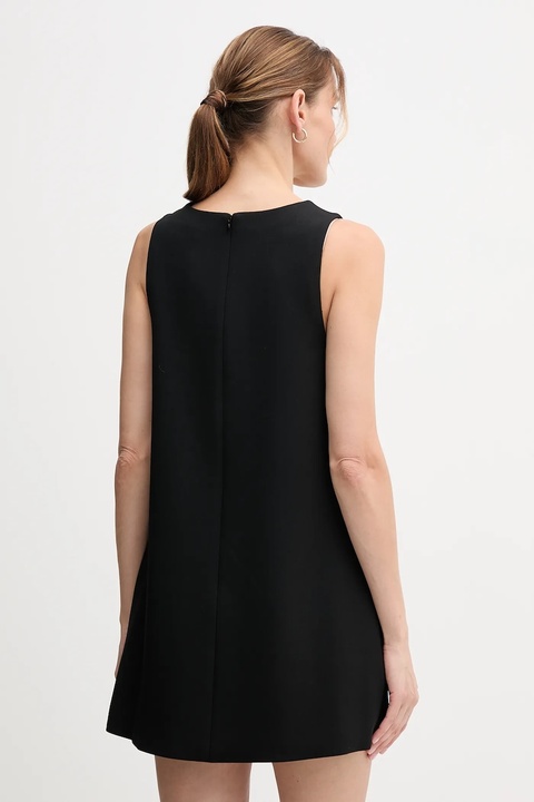 Tommy Hilfiger sukienka kolor czarny mini rozkloszowana WW0WW48264 - zdjęcie produktu nr 2