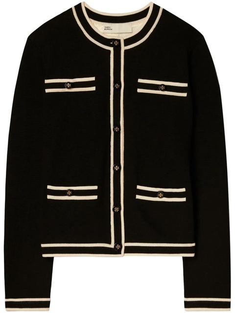 Tory Burch Kendra cardigan - Black - zdjęcie produktu nr 1