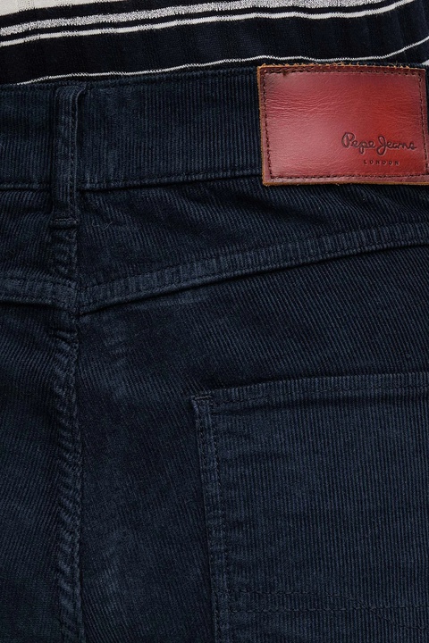 Pepe Jeans spodnie damskie kolor granatowy proste high waist PL21000038 - zdjęcie produktu nr 1