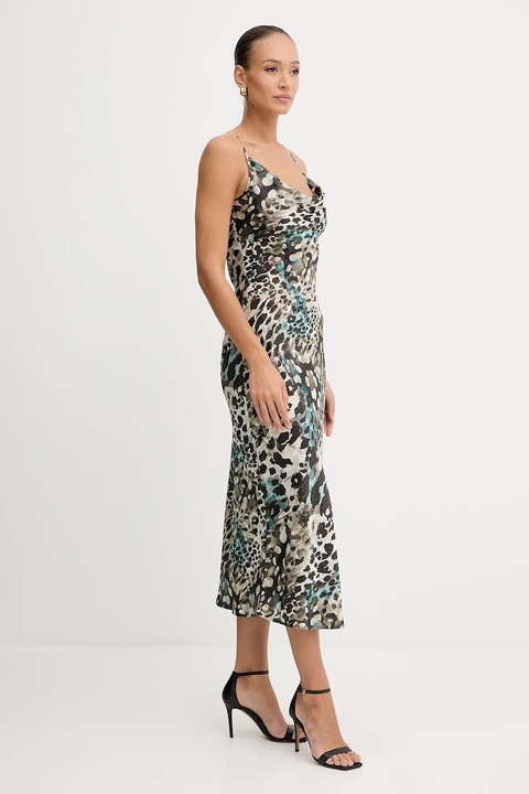 Guess sukienka NEW AKILINA kolor czarny maxi dopasowana W5GK85 WH9C2 - zdjęcie produktu nr 2